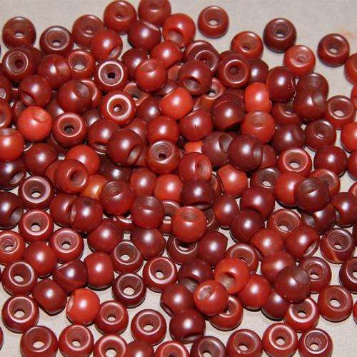 Perles agates, Agate, DIY, rouge, 7x9.50mm, Vendu par PC