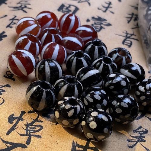 Agate Beads, Round, anoint, DIY & different styles for choice, 13x14mm, Sold By PC