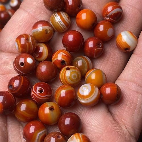 Natural Red Agate Beads, Round, DIY, 10mm, Sold By PC