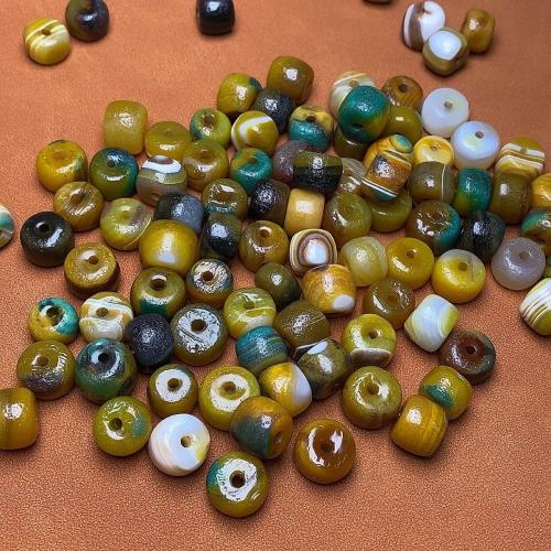 Perles agates, Agate, DIY, 10x14mm, Vendu par PC