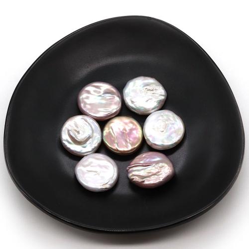 Naturel d'eau douce perles, perle d'eau douce cultivée, Légèrement rond, DIY, plus de couleurs à choisir, Size: 19-20mm, Vendu par PC