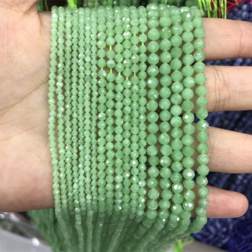 Gemstone Jewelry Beads, Natural Stone, DIY & different size for choice, green, Sold Per Approx 38 cm Strand