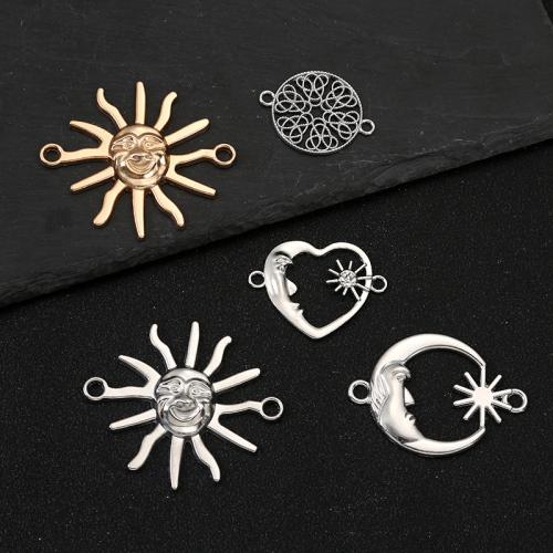 Tibetan Style Connector, plated, DIY & different styles for choice & 1/1 loop, more colors for choice, 100PCs/Bag, Sold By Bag