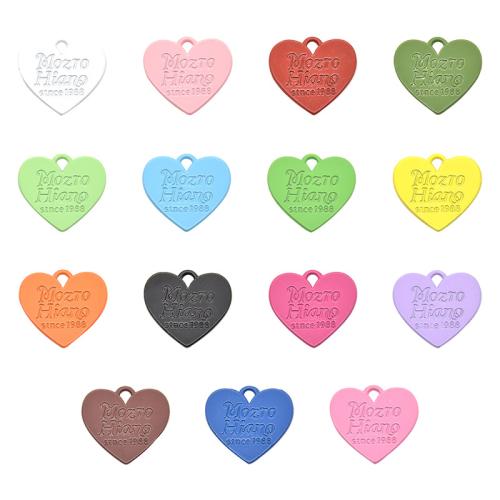 Tibetan Style Heart Pendants, plated, DIY, more colors for choice, 22x21mm, 100PCs/Bag, Sold By Bag