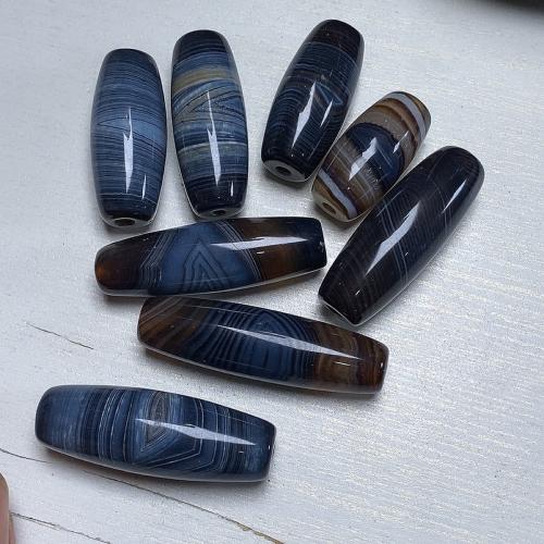 Agate Beads, barrel, DIY, beads size 12x25-40mm, Sold By PC