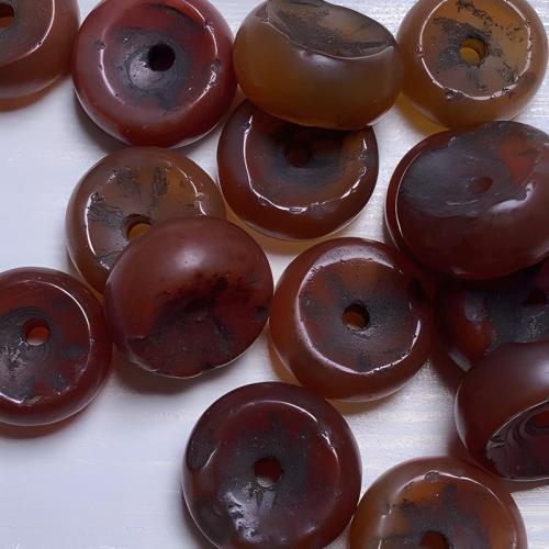 Perles Agates rouges naturelles, agate rouge, abaque, Oindre, DIY, 8x15mm, Vendu par PC