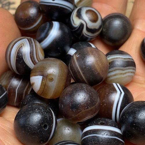 Agate Beads, Round, anoint, DIY, 14mm, Sold By PC