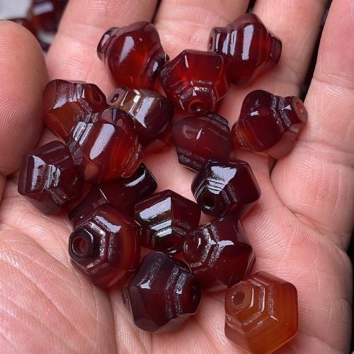 Agate Beads, Geometrical Pattern, DIY, 14x15mm, Sold By PC