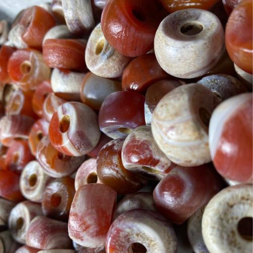 Natural Red Agate Beads, Abacus, DIY, 11x19.50mm, Sold By PC