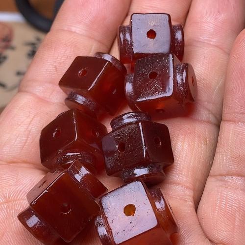 Perles Agates rouges naturelles, agate rouge, Oindre, DIY, 13x17mm, Vendu par PC