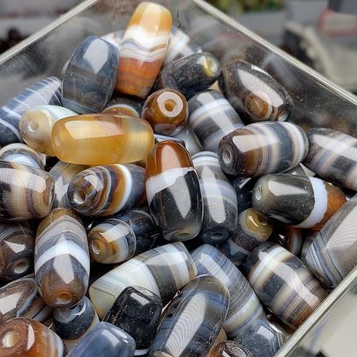 Agate Beads, barrel, DIY, 12.50x22mm, Sold By PC