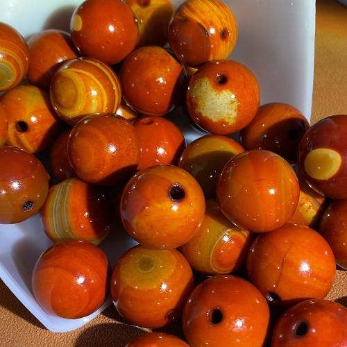 Zhanguo Red Agate Beads, Round, anoint, DIY, 20mm, Sold By PC