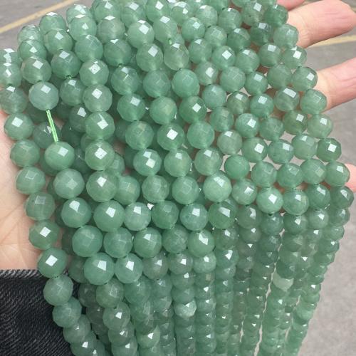 Natural Aventurine Beads, Green Aventurine, Round, DIY, green, 8mm, 47PCs/Strand, Sold By Strand