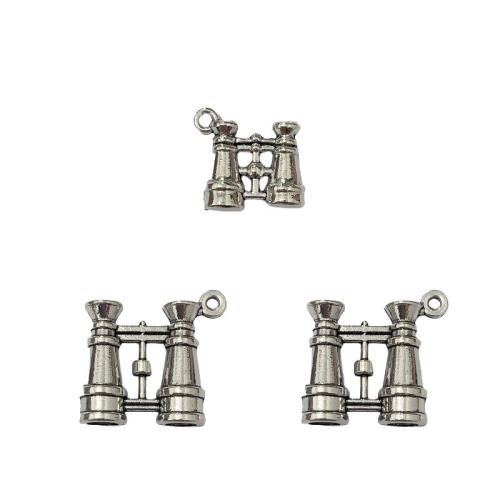 Tibetan Style Pendants, Telescope, plated, DIY & different size for choice, more colors for choice, 100PCs/Bag, Sold By Bag