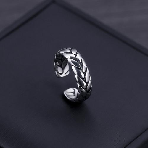 Titanium Steel Finger Ring, Antique finish, different size for choice & for man, original color, US Ring Size:7-11, Sold By PC