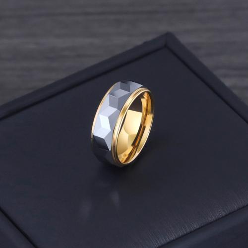 Tungsten Alloy Finger Ring, Rhombus, plated, different size for choice & for man, more colors for choice, US Ring Size:7-11, Sold By PC