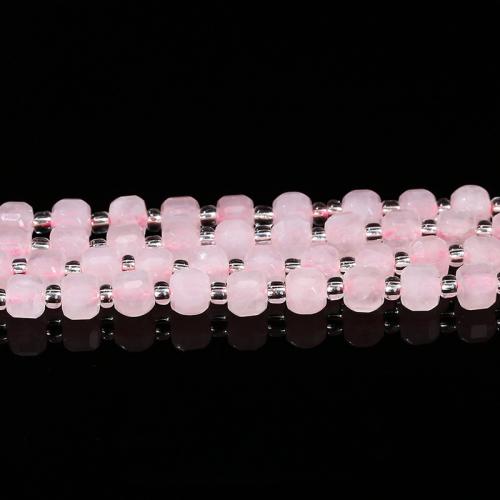 Edelstein Schmuckperlen, Quadrat, DIY & verschiedenen Materialien für die Wahl, beads length 6-7mm, ca. 37PCs/Strang, verkauft von Strang