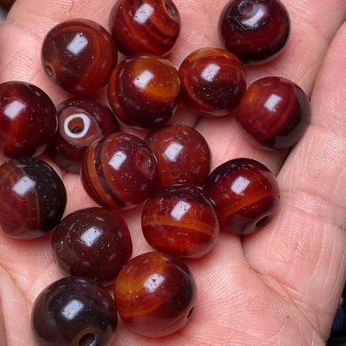 Natural Red Agate Beads, Round, DIY, 12mm, Sold By PC