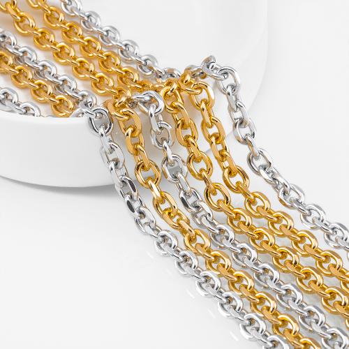 Aluminum Alloy Chain, plated, different length for choice & DIY, more colors for choice, Sold By PC