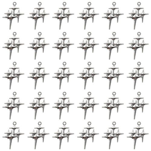 Pendentifs en alliage de zinc, Placage, DIY, 29x23mm, 100PC/sac, Vendu par sac