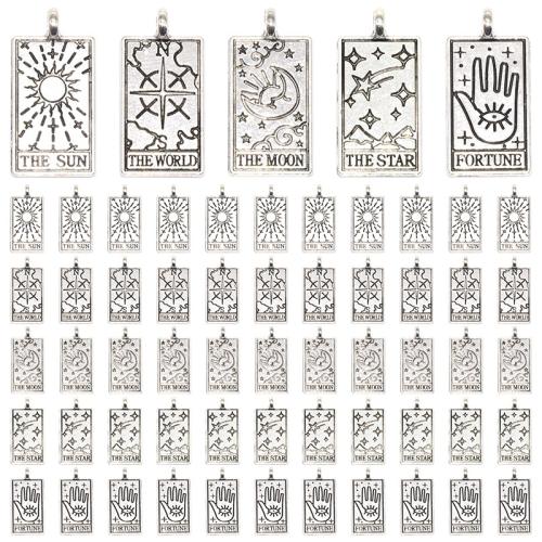 Tibetan Style Pendants, plated, DIY, more colors for choice, 26x13mm, 100PCs/Bag, Sold By Bag