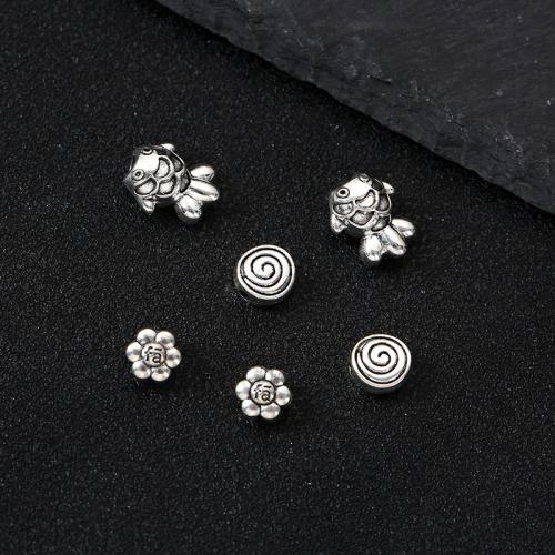 Tibetan Style Jewelry Beads, plated, DIY & different styles for choice, more colors for choice, 100PCs/Bag, Sold By Bag