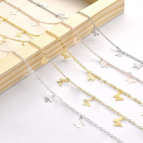 Iron Jewelry Chain, plated, DIY, more colors for choice, Sold By m