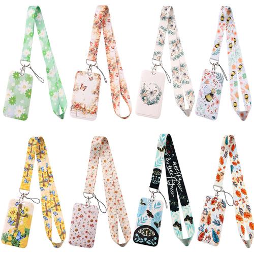 Lanyard card Holder, Polyester, with Plastic, multifunctional & different styles for choice & different designs for choice, more colors for choice, Sold By PC