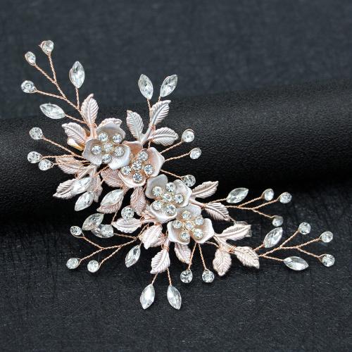 Tibetan Style Decorative Hair Comb, with brass wire, plated, fashion jewelry & for woman & with rhinestone, more colors for choice, 150x90mm, Sold By PC