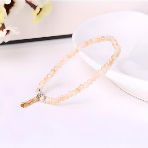 Glass Beads Bracelet, fashion jewelry & for woman, Length:Approx 7 Inch, Sold By PC