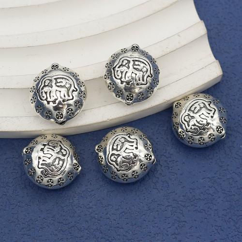 Tibetan Style Jewelry Beads, antique silver color plated, DIY, nickel, lead & cadmium free, 16x15x9mm, Hole:Approx 2mm, Approx 100PCs/Bag, Sold By Bag