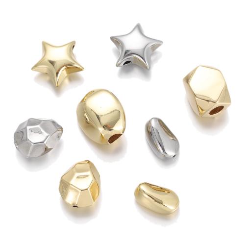 Brass Jewelry Beads, plated, DIY & different styles for choice, more colors for choice, nickel, lead & cadmium free, Sold By PC