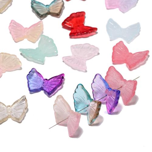 Lampwork Beads, Butterfly, DIY, mixed colors, 24.50x20mm, 20PCs/Bag, Sold By Bag