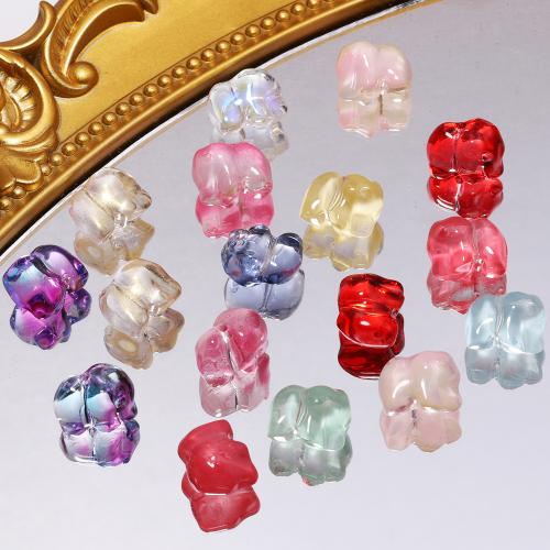 Lampwork Beads, Elephant, DIY, mixed colors, 14x11mm, 20PCs/Bag, Sold By Bag