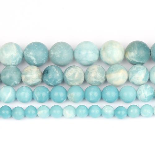 Gemstone Jewelry Beads, Larimar, DIY & different size for choice, blue, Sold By Strand