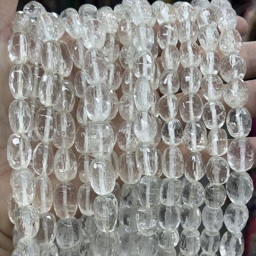 Natural Clear Quartz Beads, DIY, white, aboutuff1a9-14mm, Sold Per Approx 39 cm Strand