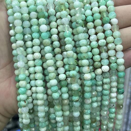 Perles en jade, Australie Jade, DIY, vert, 5x6mm, Vendu par Environ 38 cm brin