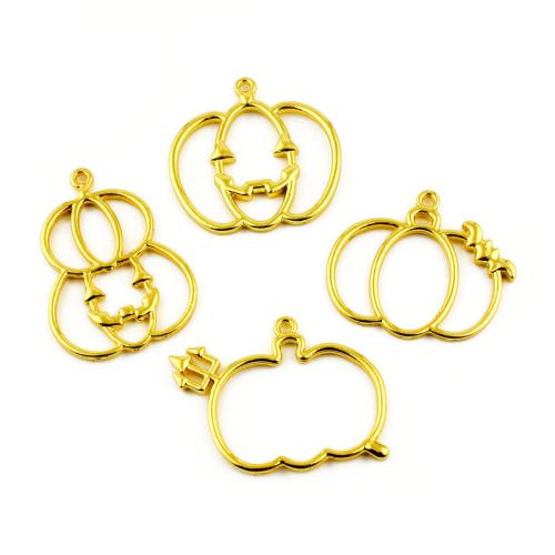 Tibetan Style Pendants, Pumpkin, plated, DIY, more colors for choice, 100PCs/Bag, Sold By Bag