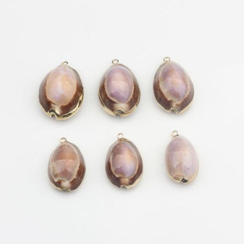 Shell Pendants, with Tibetan Style, gold color plated, DIY, nickel, lead & cadmium free, about:16*27mm-20x34mm, Sold By PC