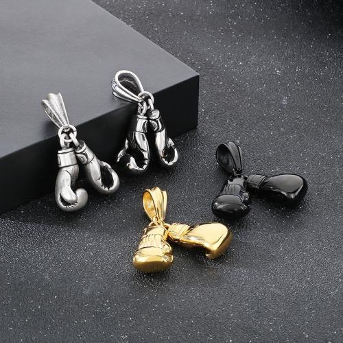 Titanium Steel Pendants, Boxing Glove, plated, DIY & different size for choice, more colors for choice, Sold By PC