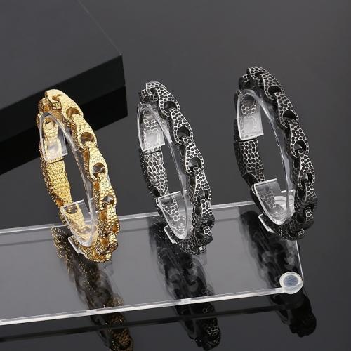 Titanium Steel Bracelet & Bangle, plated, for man, more colors for choice, Sold By PC