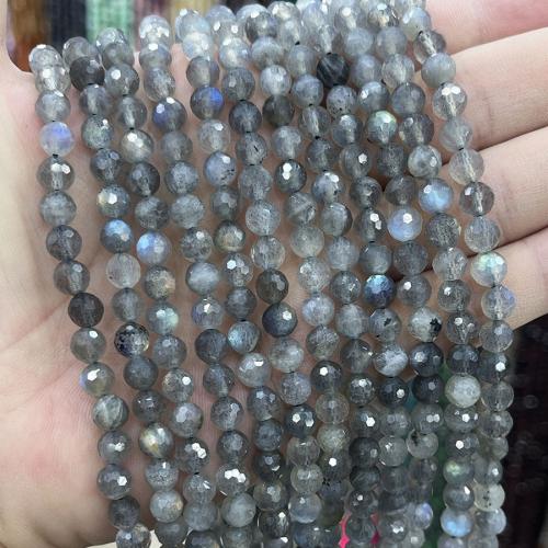 Natural Labradorite Beads, Round, DIY, mixed colors, 6mm, Sold Per Approx 38 cm Strand