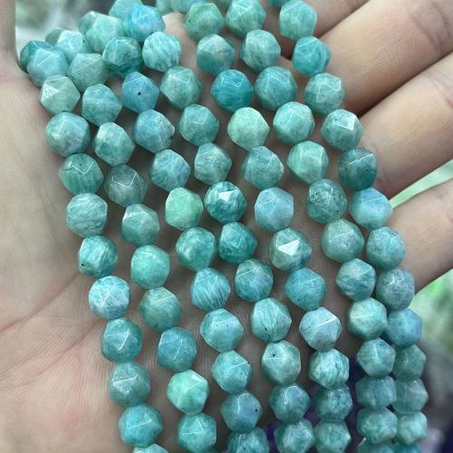 Natural Amazonite Beads, ​Amazonite​, DIY, blue, 8mm, Sold Per Approx 38 cm Strand