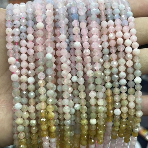 Gemstone Jewelry Beads, Morganite, Round, DIY, mixed colors, 4mm, Sold Per Approx 38 cm Strand