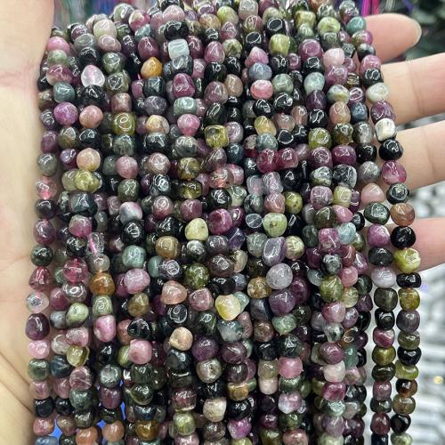 Gemstone Jewelry Beads, Tourmaline, DIY, mixed colors, about:6-7mm, Sold Per Approx 38 cm Strand