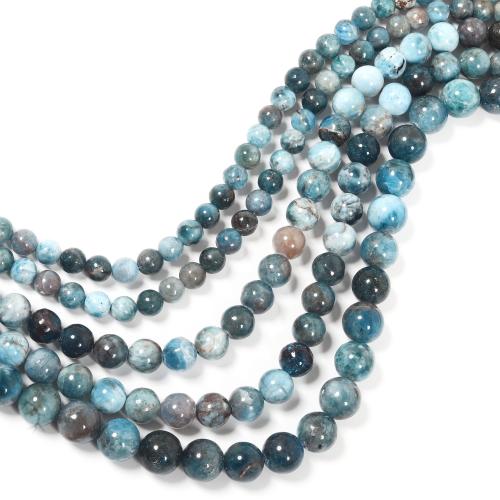 Gemstone Jewelry Beads, Apatites, Round, DIY & different size for choice, mixed colors, Sold By Strand