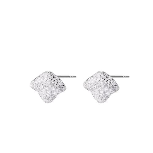 925 Sterling Silver Stud Earring, fashion jewelry & for woman, silver color, 5x5mm, Sold By Pair