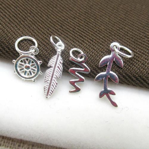 925 Sterling Silver Pendant, DIY & different styles for choice, Sold By PC