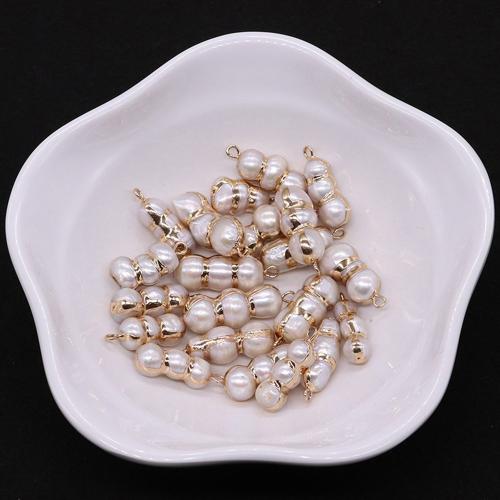 Freshwater Pearl Pendants, with Brass, DIY, mixed colors, about:6-28mm, Sold By PC