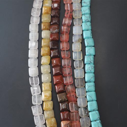 Gemstone Jewelry Beads, Natural Stone, DIY & different materials for choice, more colors for choice, 12x12x5mm, 33PCs/Strand, Sold By Strand